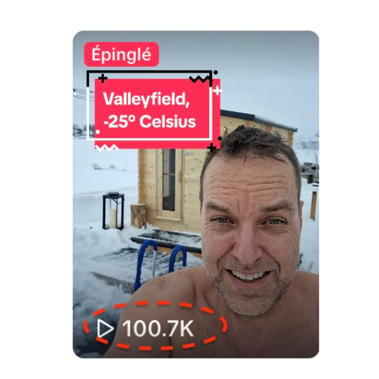 NordiQ Sauna 165,841 views on TikTok David Comedian